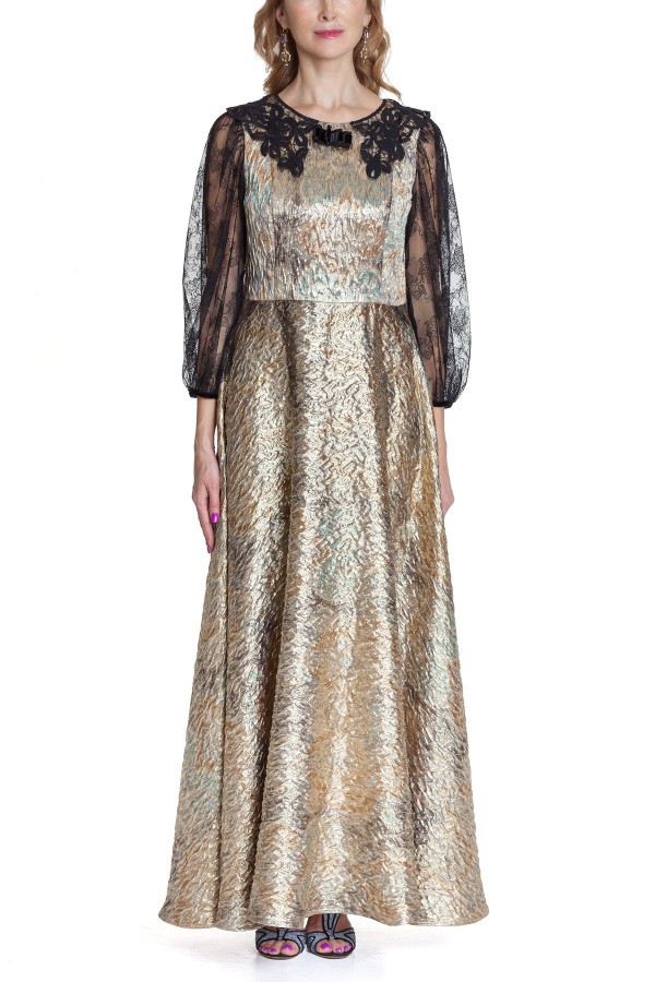 Золотое платье: как выбрать блестящий наряд